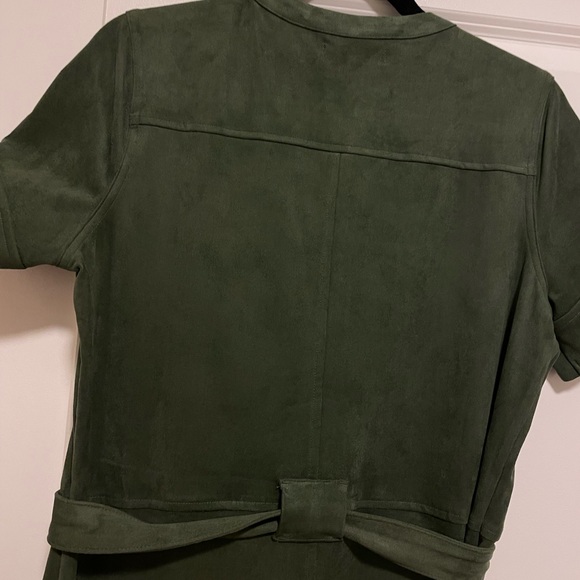 Banana Republic Green Suede Dress - Picture 3 of 6